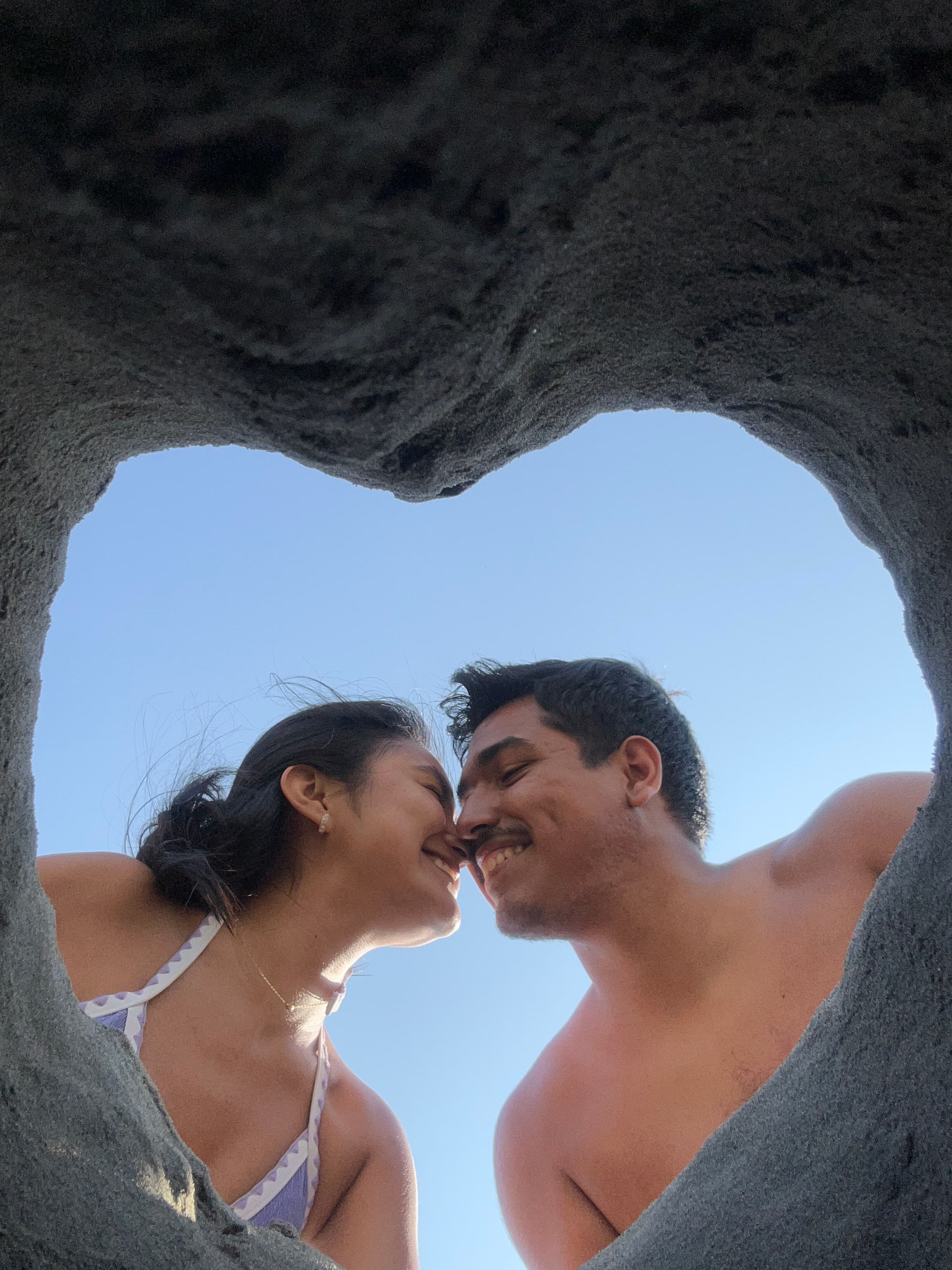 Un corazón en la playa